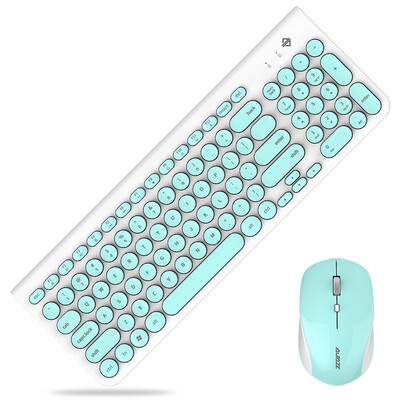 Blackjazz AJAZZ 325i silent wireless mouse&keyboard set retro round key caps mint green desktop notebook keyboard mouse home office
Blackjazz AJAZZ 325i silent wireless mouse&keyboard set retro round key caps mint green desktop notebook keyboard mouse home office