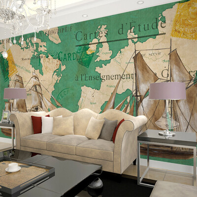 Photo wallpaper Vintage sailing map large mural nostalgic living room bedroom study Cafe Restaurant TV background wall wallpaper
Photo wallpaper Vintage sailing map large mural nostalgic living room bedroom study Cafe Restaurant TV background wall wallpaper