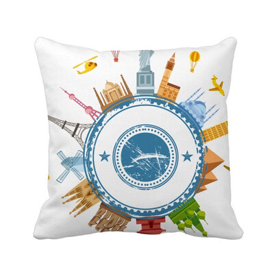 World Earth Landmark City Pattern Square Throw Pillow Insert Cushion Cover Home Sofa Decor Gift
World Earth Landmark City Pattern Square Throw Pillow Insert Cushion Cover Home Sofa Decor Gift