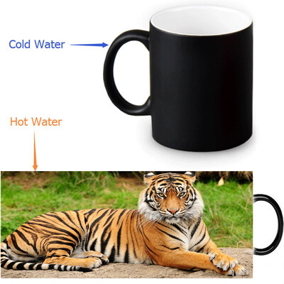 Tiger 350ml12oz Heat Reveal Mug Color Change Coffee Cup Sensitive Morphing Mugs Magic Mug Milk Tea Cups
Tiger 350ml12oz Heat Reveal Mug Color Change Coffee Cup Sensitive Morphing Mugs Magic Mug Milk Tea Cups
