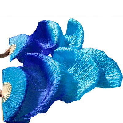 New Arrivals Stage Performance Dance Fans 100% Silk Veils Colored 180cm Women Belly Dance Fan Veils 2pcs Royal Blue+Turquoise
New Arrivals Stage Performance Dance Fans 100% Silk Veils Colored 180cm Women Belly Dance Fan Veils 2pcs Royal Blue+Turquoise