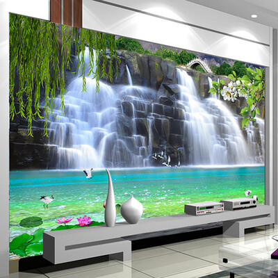 Custom 3D Photo Wallpaper Waterfall Landscape Wall Painting Bedroom Living Room Sofa TV Backdrop Non-woven Wall Murals Wallpaper
Custom 3D Photo Wallpaper Waterfall Landscape Wall Painting Bedroom Living Room Sofa TV Backdrop Non-woven Wall Murals Wallpaper