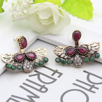 Vintage Turkish Wings Flower Drop Earring Women Adjustable Length Resin Earring Antique Gold Color India Bridal Wedding Jewelry
Vintage Turkish Wings Flower Drop Earring Women Adjustable Length Resin Earring Antique Gold Color India Bridal Wedding Jewelry