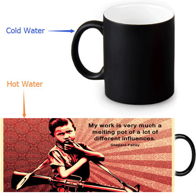 Shepard Fairey Graffiti 350ml12oz Heat Reveal Mug Color Change Coffee Cup Sensitive Morphing Mugs Magic Mug Milk Tea Cups
Shepard Fairey Graffiti 350ml12oz Heat Reveal Mug Color Change Coffee Cup Sensitive Morphing Mugs Magic Mug Milk Tea Cups