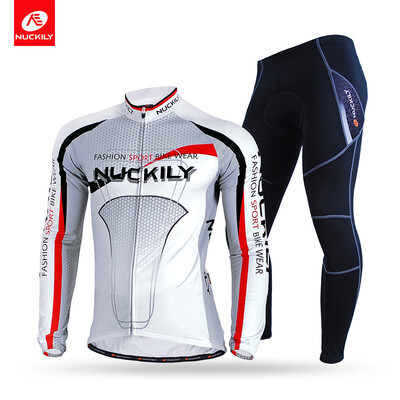 NUCKILY Winter Mens Warmer Cycling Jersey Set Long Sleeve Cycling Jersey&Thermal Fleece Tights MI001NS900
NUCKILY Winter Mens Warmer Cycling Jersey Set Long Sleeve Cycling Jersey&Thermal Fleece Tights MI001NS900