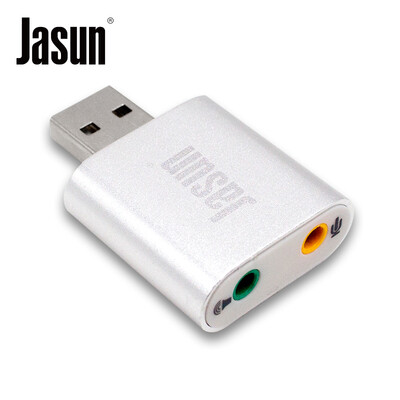 Jieshun JASUN USB external sound card drive-free desktop laptop sound card aluminum shell independent headphone converter wired microphone karaoke JS-161
Jieshun JASUN USB external sound card drive-free desktop laptop sound card aluminum shell independent headphone converter wired microphone karaoke JS-161