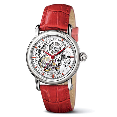 Seagull SeaGull watch fashion hollow series of automatic mechanical women&39s white powder with M182SK
Seagull SeaGull watch fashion hollow series of automatic mechanical women&39s white powder with M182SK