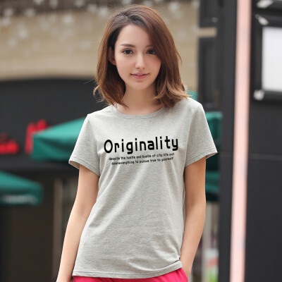 Antarctic Nanjiren T-shirt female 2018 summer casual wild short-sleeved t-shirt Slim thin shirt female letter printing light gray M
Antarctic Nanjiren T-shirt female 2018 summer casual wild short-sleeved t-shirt Slim thin shirt female letter printing light gray M