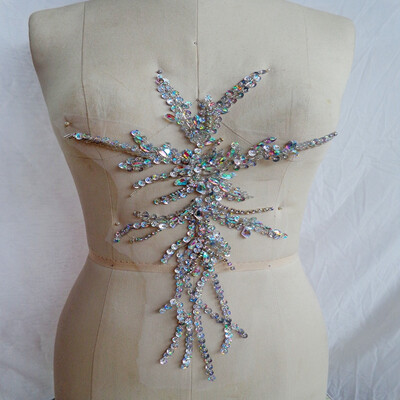 hand made clear AB colour sew on Rhinestones applique crystals trim patches 3623 cm dress accessory
hand made clear AB colour sew on Rhinestones applique crystals trim patches 3623 cm dress accessory