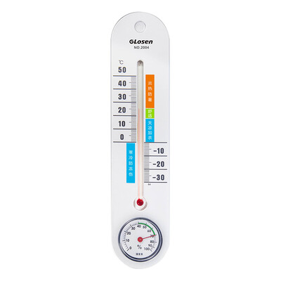 Glosen wall-mounted thermometer indoor household thermometer&hygrometer high precision battery-free 2004
Glosen wall-mounted thermometer indoor household thermometer&hygrometer high precision battery-free 2004