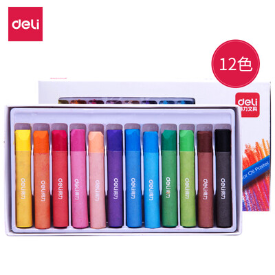Deli deli 12 color student heavy color oil painting oily pastel colorful sticks crayon art painting painting rod 72086
Deli deli 12 color student heavy color oil painting oily pastel colorful sticks crayon art painting painting rod 72086
