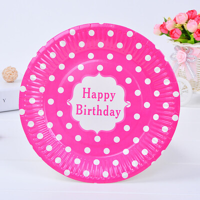 FANLUS Disposable 7 x 7" Fun-Filled Birthday Party "Happy Birthday" Round Dot Dessert Plates 8 Piece Cake plates Multi Color
FANLUS Disposable 7 x 7" Fun-Filled Birthday Party "Happy Birthday" Round Dot Dessert Plates 8 Piece Cake plates Multi Color