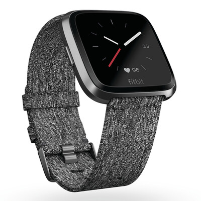 Fitbit Versa Smart Watch Fitness Waterproof Bluetooth Call Auto Workout Recognition Music Storage Caller SMS Wechat Reminder Braided Strap Special Edition Carbon Gray
Fitbit Versa Smart Watch Fitness Waterproof Bluetooth Call Auto Workout Recognition Music Storage Caller SMS Wechat Reminder Braided Strap Special Edition Carbon Gray