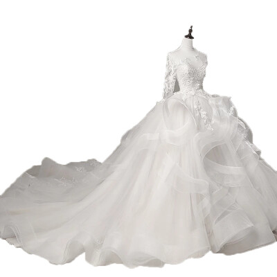 Hollow Back Embroidery Elegant Swan Ball Gown Wedding Dress Skirt Length Can Be Customized
Hollow Back Embroidery Elegant Swan Ball Gown Wedding Dress Skirt Length Can Be Customized