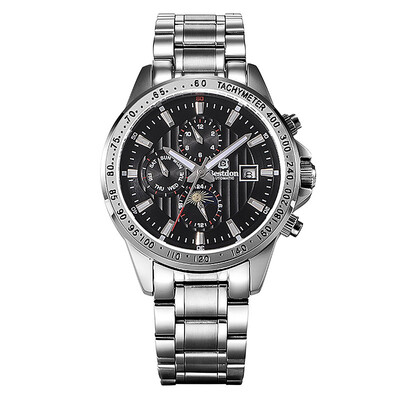 Bestdon 7108G Mens Sport Waterproof Stainless Steel Band Luminous Pointer Auto-Mechanical Watch w CalendarSilver Black
Bestdon 7108G Mens Sport Waterproof Stainless Steel Band Luminous Pointer Auto-Mechanical Watch w CalendarSilver Black