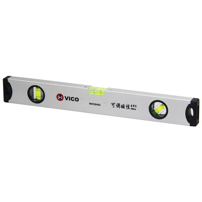 Wick Wico WK50602 Level 600mm High-precision Adjustable Magnetic Level Miniature Magnetic Aluminum Alloy Small Level Instrument Depends on Ruler Decoration Measuring Tool
Wick Wico WK50602 Level 600mm High-precision Adjustable Magnetic Level Miniature Magnetic Aluminum Alloy Small Level Instrument Depends on Ruler Decoration Measuring Tool