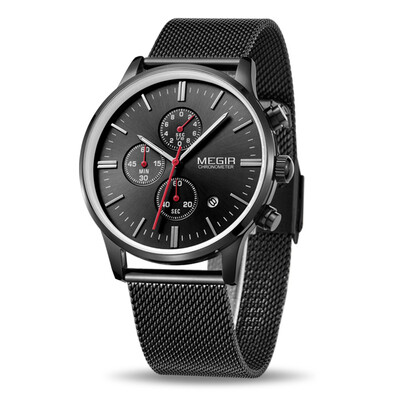 MEGIR Watch Men Stainless Steel Quartz Men Watches Chronograph Watch Clock Men Relogio Masculino for Male Students Relogios
MEGIR Watch Men Stainless Steel Quartz Men Watches Chronograph Watch Clock Men Relogio Masculino for Male Students Relogios