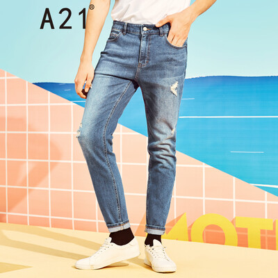 A21 summer mens denim stretch Slim low waist feet trousers 4821003003 light blue 33 18584A
A21 summer mens denim stretch Slim low waist feet trousers 4821003003 light blue 33 18584A