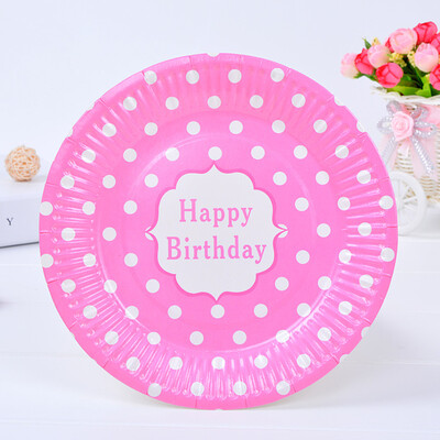 FANLUS Disposable 7 x 7" Fun-Filled Birthday Party "Happy Birthday" Round Dot Dessert Plates 8 Piece Cake plates Multi Color
FANLUS Disposable 7 x 7" Fun-Filled Birthday Party "Happy Birthday" Round Dot Dessert Plates 8 Piece Cake plates Multi Color