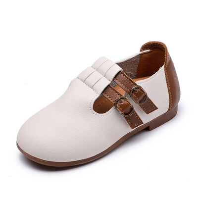 Children Toe-wrapped Leather Shoes Patchwork Velcro Round Toe Casual Soft-soled Shoes
Children Toe-wrapped Leather Shoes Patchwork Velcro Round Toe Casual Soft-soled Shoes