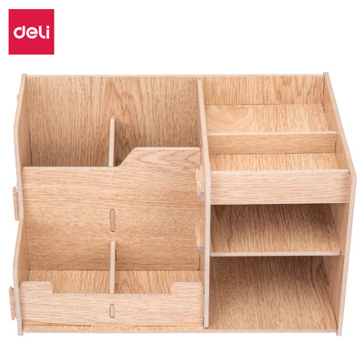 Deli deli multi-function wooden file box combined storage storage box wood color 79230
Deli deli multi-function wooden file box combined storage storage box wood color 79230