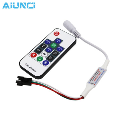5V LED Controller 14Key LED2015 RF Wireless Remote Control For WS2812 WS2812B Driver IC Colorful RGB LED Strip
5V LED Controller 14Key LED2015 RF Wireless Remote Control For WS2812 WS2812B Driver IC Colorful RGB LED Strip