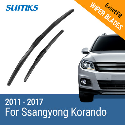 SUMKS Wiper Blades for Ssangyong Korando 24"&16" Fit Hook Arms 2011 2012 2013 2014 2015 2016 2017
SUMKS Wiper Blades for Ssangyong Korando 24"&16" Fit Hook Arms 2011 2012 2013 2014 2015 2016 2017