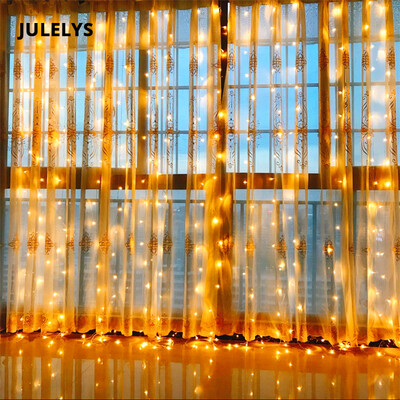 JULELYS 8M x 2M 512 Bulbs LED Curtain Light For Holiday Birthday Party Decor Wedding Lights New Year Christmas Garland Outdoor
JULELYS 8M x 2M 512 Bulbs LED Curtain Light For Holiday Birthday Party Decor Wedding Lights New Year Christmas Garland Outdoor