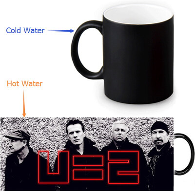 U2 Rock Band 350ml12oz Heat Reveal Mug Color Change Coffee Cup Sensitive Morphing Mugs Magic Mug Milk Tea Cups
U2 Rock Band 350ml12oz Heat Reveal Mug Color Change Coffee Cup Sensitive Morphing Mugs Magic Mug Milk Tea Cups