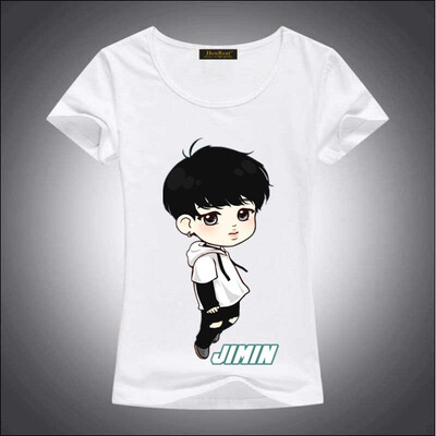 HenReat High quality silk cotton white solid color short sleeve women BTS print T-shirt
HenReat High quality silk cotton white solid color short sleeve women BTS print T-shirt