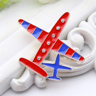 Simple&Generous Women 2 Plane Brooch Double Color Paint Enamel Airplane Brooches Broches Stewardess Pilot Badge Fly Sky Freely
Simple&Generous Women 2 Plane Brooch Double Color Paint Enamel Airplane Brooches Broches Stewardess Pilot Badge Fly Sky Freely