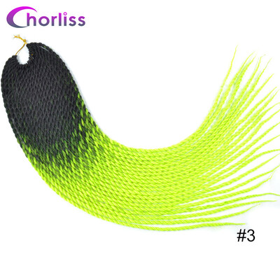 Chorliss 24"Soft Crochet Braids Synthetic Hair Braiding Hair Senegalese Twist Kanekalon Hair Extenstion Mint Green Black Brown
Chorliss 24"Soft Crochet Braids Synthetic Hair Braiding Hair Senegalese Twist Kanekalon Hair Extenstion Mint Green Black Brown