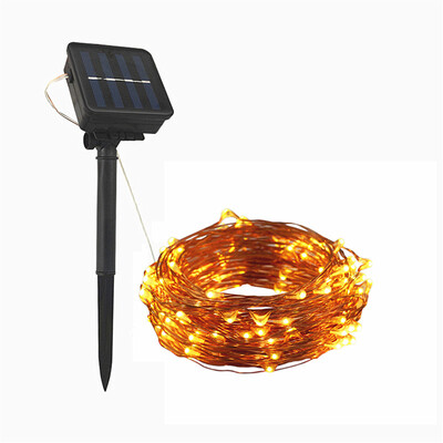 Flexible Copper LED Strip Lights Powered Wire 10M 100 leds Waterproof Outdoor Christmas lighting clear Solar lamp
Flexible Copper LED Strip Lights Powered Wire 10M 100 leds Waterproof Outdoor Christmas lighting clear Solar lamp