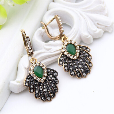 Ethnic Turkish Long Drop Earring Women Palm Leaves Resin Jewelry Antique India Hook Earring Arabesque Pendientes Mujer Moda
Ethnic Turkish Long Drop Earring Women Palm Leaves Resin Jewelry Antique India Hook Earring Arabesque Pendientes Mujer Moda