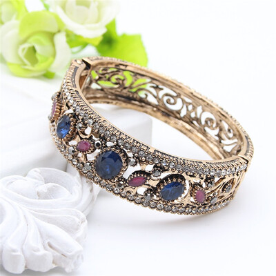 Simulation Jewelry Women Turkish Bangles Flower Cuff Resin Bracelets Arab Ethnic Antique Pulseiras Feminino Ladies Favorite Gift
Simulation Jewelry Women Turkish Bangles Flower Cuff Resin Bracelets Arab Ethnic Antique Pulseiras Feminino Ladies Favorite Gift