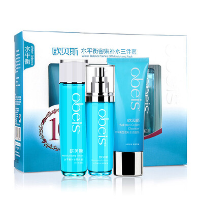 Obeis Water balance intensive water three-piece summer suit cleansing 110g softening liquid 130ml emulsion 100ml suit
Obeis Water balance intensive water three-piece summer suit cleansing 110g softening liquid 130ml emulsion 100ml suit