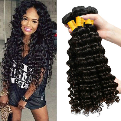 YAVIDA Hair Indain Deep Wave 4 Bundles Unprocessed Indian Virgin Hair Deep Curly Human Hair Weave Virgin Indian Hair Extension
YAVIDA Hair Indain Deep Wave 4 Bundles Unprocessed Indian Virgin Hair Deep Curly Human Hair Weave Virgin Indian Hair Extension