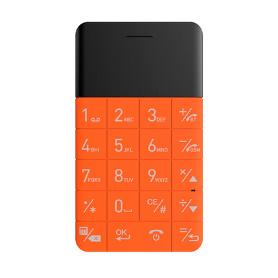 WIME Talkase T1 Ultra Slim Super Thin Credit Card Size Backup Mini Cell Phone, Anti smartphone & Bluetooth Dual SIM Feature phone, Free Shipping Promotions
WIME Talkase T1 Ultra Slim Super Thin Credit Card Size Backup Mini Cell Phone, Anti smartphone & Bluetooth Dual SIM Feature phone, Free Shipping Promotions