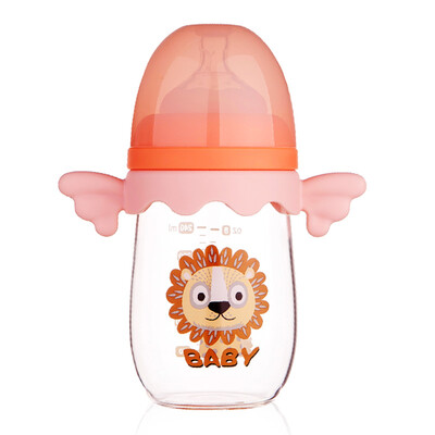 Small Bear Snow Bear wide-bore glass bottle newborn imitation breast milk real heat-resistant bottle 240ml magic powder 09595
Small Bear Snow Bear wide-bore glass bottle newborn imitation breast milk real heat-resistant bottle 240ml magic powder 09595