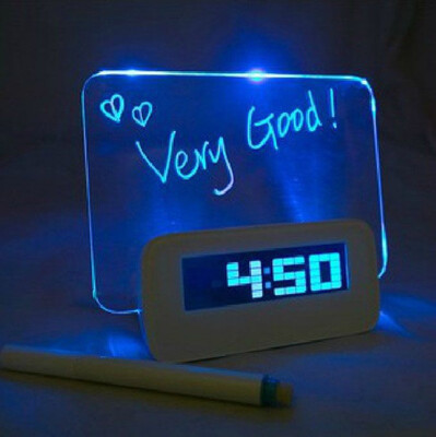 MyMei Digital Message Board Clock Alarm Temperature Calendar Timer LED Light 2 Colors
MyMei Digital Message Board Clock Alarm Temperature Calendar Timer LED Light 2 Colors