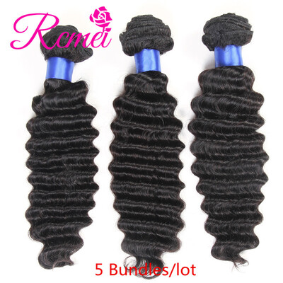 Rcmei Hair 8A Grade Deep Wave Brazilan Hair Weave 5 Bundles Remy Hair Extension 100 Human Hair
Rcmei Hair 8A Grade Deep Wave Brazilan Hair Weave 5 Bundles Remy Hair Extension 100 Human Hair