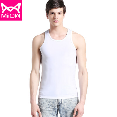 Cat Man MiiOW vest mens vest summer sports comfortable shirt half sleeve Slim sleeveless shirt T-shirt thin four color optional snow white
Cat Man MiiOW vest mens vest summer sports comfortable shirt half sleeve Slim sleeveless shirt T-shirt thin four color optional snow white