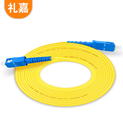 Lijia LJIA LJ-SC03 Carrier Grade Optical Fiber Jumper SC-SC Single Mode Single Core New Imported Ceramic Ferrule Transceiver Pigtail Network Optical Fiber Connector Yellow 3 Meter
Lijia LJIA LJ-SC03 Carrier Grade Optical Fiber Jumper SC-SC Single Mode Single Core New Imported Ceramic Ferrule Transceiver Pigtail Network Optical Fiber Connector Yellow 3 Meter