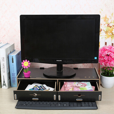Ting good computer monitor table computer stand double computer LCD monitor increase rack shelf base monitor bracket keyboard storage rack black TH5063
Ting good computer monitor table computer stand double computer LCD monitor increase rack shelf base monitor bracket keyboard storage rack black TH5063
