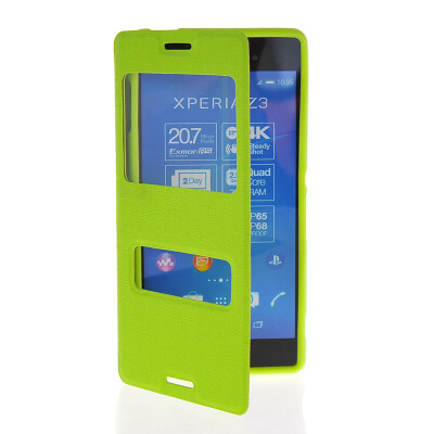 MOONCASE Window View Design Slim Leather Side Flip Hard board Bracket Back Case Cover for Sony Xperia Z3
MOONCASE Window View Design Slim Leather Side Flip Hard board Bracket Back Case Cover for Sony Xperia Z3