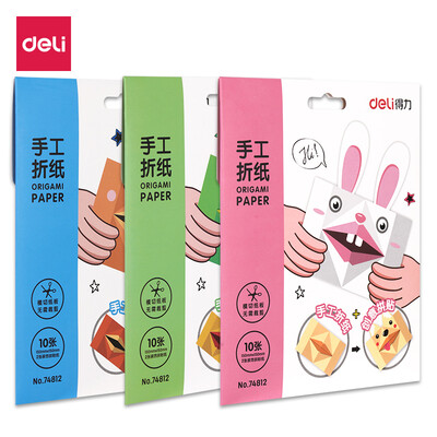 Deli deli childrens fun three-dimensional handmade origami pupils educational toys paper-cut 74812
Deli deli childrens fun three-dimensional handmade origami pupils educational toys paper-cut 74812