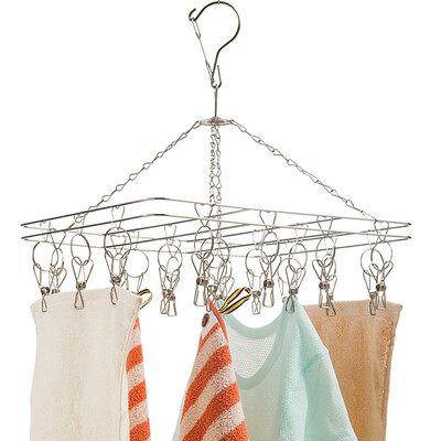 Increasingly new 20 clothes hanger stainless steel square solid clothing socks folder multi-function windproof clothes jacket RYX-0229
Increasingly new 20 clothes hanger stainless steel square solid clothing socks folder multi-function windproof clothes jacket RYX-0229