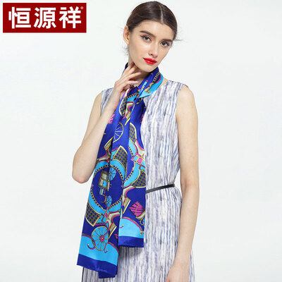 Hengyuanxiang silk scarf female spring&autumn silk large scarf shawl wild scarf summer sunscreen exquisite gift box 50M18709 Baolan
Hengyuanxiang silk scarf female spring&autumn silk large scarf shawl wild scarf summer sunscreen exquisite gift box 50M18709 Baolan