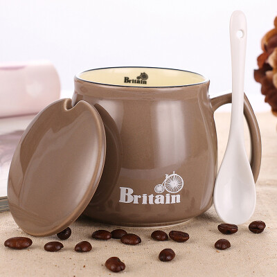 【Jingdong Supermarket】 Bessrus Ceramic Cup Creative Ceramic Cup with Cover with Spoon Coffee Cup Milk Cup Office Water Cup
【Jingdong Supermarket】 Bessrus Ceramic Cup Creative Ceramic Cup with Cover with Spoon Coffee Cup Milk Cup Office Water Cup