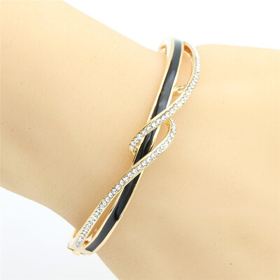 New Brand Design Gold Color Bangles Bracelets Crystal Enamel Jewelry Cuff Women Party Hand Accessories Bracelets Pulseira Mujer
New Brand Design Gold Color Bangles Bracelets Crystal Enamel Jewelry Cuff Women Party Hand Accessories Bracelets Pulseira Mujer